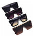 Magic Accesorios.ar Flat Sunglasses Fashion Rectangular Lenses 0