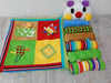 Educational Clown Blanket 1.20*1.20 with Removable Pillows 5
