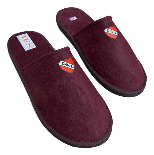 Independiente Football Team Shield Printed Slippers 1