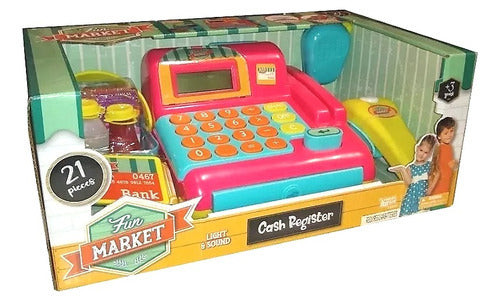 Fun Market Toy Supermarket Cash Register for Kids Ages 3-7 0