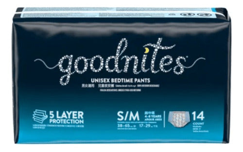 Goodnites Pants Underwear S/M Pack of 4 0