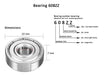 Set of 8 Bearings 608zz for Skateboards and Longboards 2