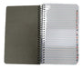 Buronet Hard Cover Notebooks 80 Sheets Meridiano No. L3 with Index 10.5 X 17cm 1