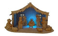 3D Nativity Scene Set with LED Light 1