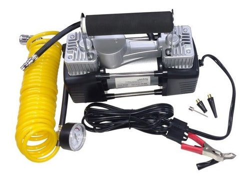 COVERTEX ACCESORIOS Compresor De Aire 12V Doble Piston Metal 4x4,auto 60L/Min 0