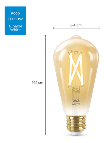 Philips Wiz Smart LED Lamp 6.9W E27 Amber 2