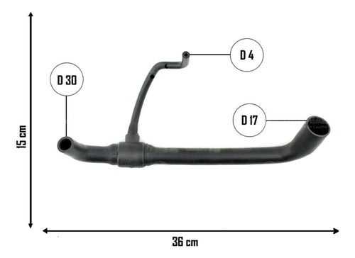 Cauplas Oil Separator Hose for Gol / Saveiro 1.0 16v 1