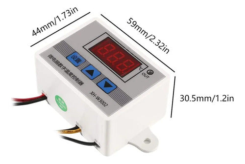 Termostato Para Incubadora 12v Controlador De Temperatura. 1