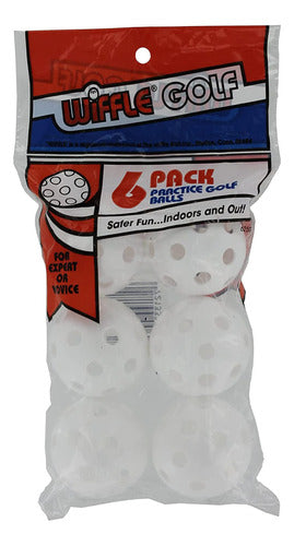 Wiffle Ball Golf Practice Balls - Pack of 6 0