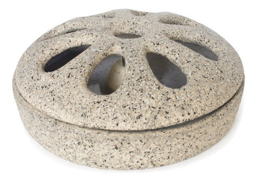 Peperina Essentials Ceramic Mosquito Coil Holder + Coil - Nyb Stone 0