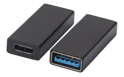 USB-C Female to USB-A Female 3.1 Adapter Connector 0