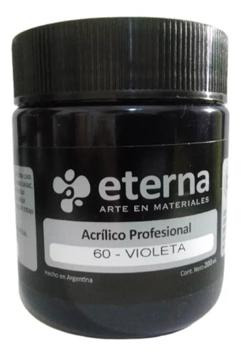 Professional Acrylic 60ml Pot Colors Group 3 Eterna 0
