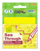 Stick'n Combo of 3 Packs Translucent Sticky Notes 76x76mm 3