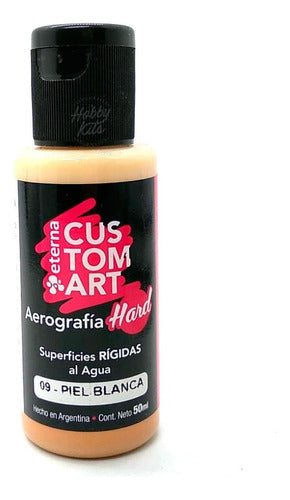 Eterna Custom Art 5 Airbrush Paints & Adhesion Base 7