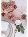 Floroom Artificial Flowers 25 Pieces Real Looking Dusty Rose 3