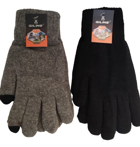 Qiling Unisex Winter Cold Touch Screen Gloves 0