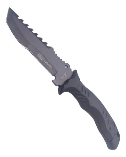 Tactical Military Survival Hunting Knife with Sheath - 042A 1