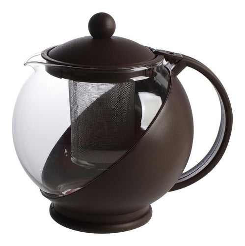 Aurora Glass Teapot Infuser Coffee Maker 750ml Filter - Cafetera Tetera Infusion Aurora Jarra Vidrio 750Ml Filtro