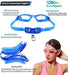 Eversport X2U Blue and Pink Unisex Swimming Goggles 2