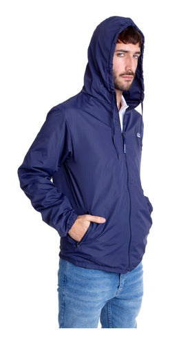 Men's Waterproof Windbreaker Jacket with Hood - Style 726 13