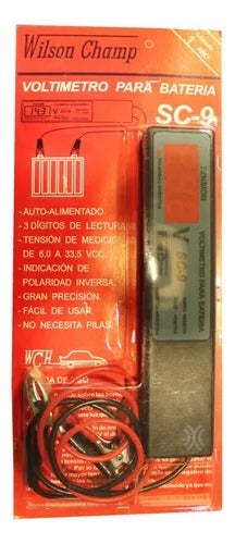 Voltimetro Bateria Autoalimentado Wilson Champ Sc-9 1