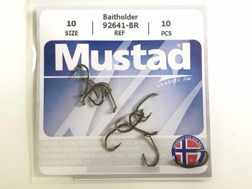 Mustad Fishing Hooks Serie 92641-BR #10 X 10 Units 1