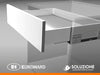 Lateral Slim Cajón 199x500mm Eurohard Blanco Cierre Suave 3d 4