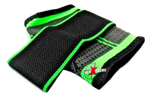 Muñequera Deportiva Tipo Venda Velcro Tendinitis Deporte Gym 1