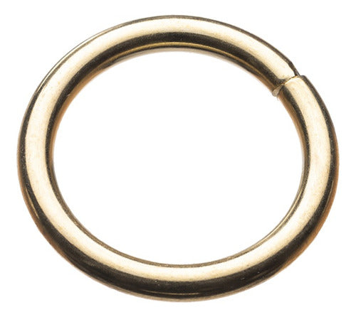 30-Unit Simulated Gold Closed Wire Simple Ring Inner Diameter 25 x 4mm 0