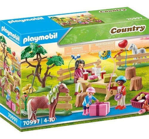 Playmobil Birthday Party at the Pony Farm 0