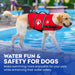 Paws Aboard Red Large Dog Life Jacket 7