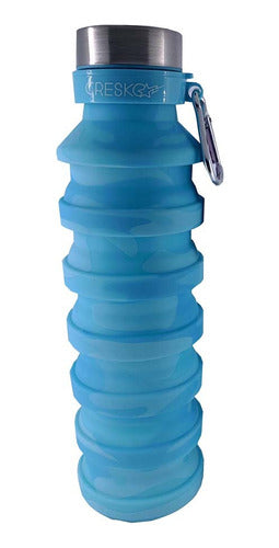 Foldable Silicone Bottle with Keychain by Cresko Casa Valente 3