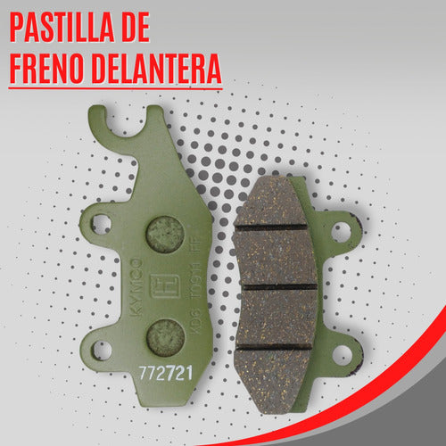 Pastilla Freno Delantera Kymco Agility 125 Tuamoto 3