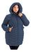 Women's Plus Size Long Jacket Hooded Warm Waterproof 4