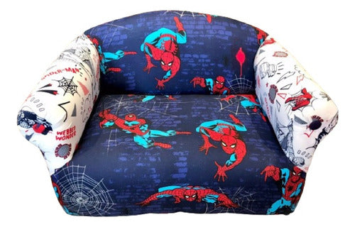 Sillón Infantil 2 Cuerpos Spiderman! - Dobles - Día Del Niño 0