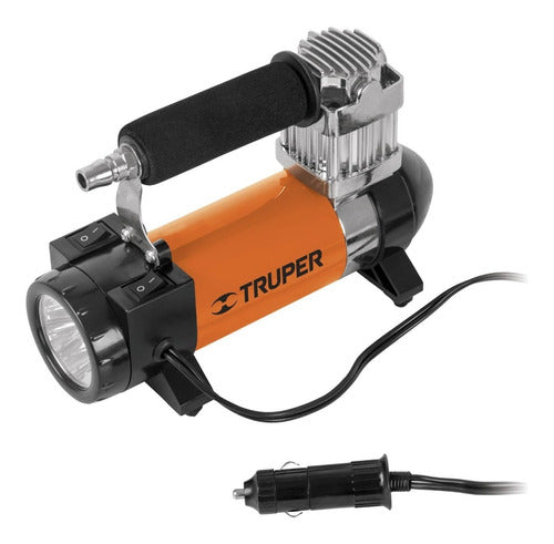 Truper 12V Portable Air Compressor for Car w/ Case 0