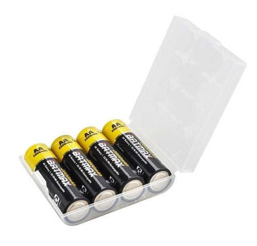 Volt Power Plastic Case for 4 AAA Batteries x 10 - Warranty Included 1