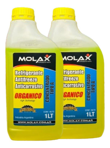 Molax Concentrated Coolant Yellow X 2 Liters 0