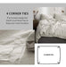 Simple&Opulence 100% Linen Duvet Cover Set, 3 Pieces 3