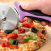 Pizza Cutter Con Mango Violeta, Rueda De 4 Pulgadas 3