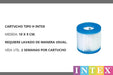 INTEX Type H 1,250 Liters Water Filter Pump Cartridge 1