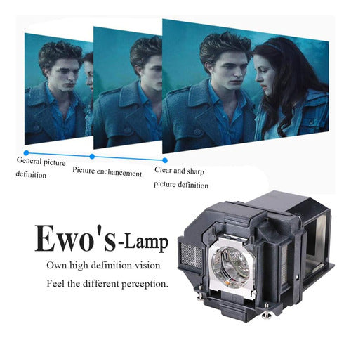 EWO'S Projector Lamp for Model ELPLP96 Epson Powerlite 3