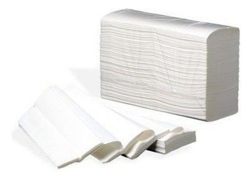 Toallas Papel Tissue Intercaladas Mano Blancas 20x24 X2500 1