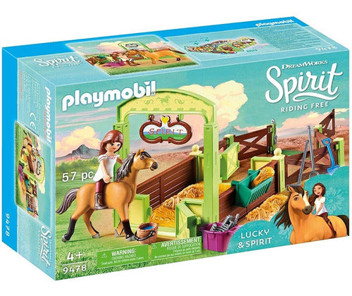 Playmobil Spirit 9478 Lucky & Spirit Stable 0