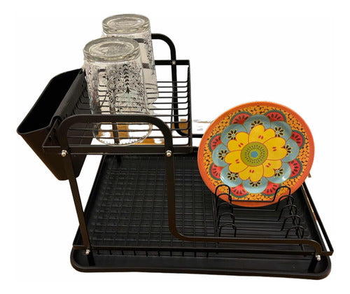 Metal Dish Drying Rack - Black 4