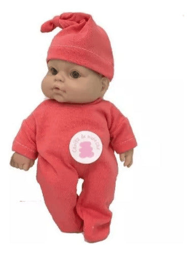 Realistic 20 cm Doll with Onesie and Beanie 6