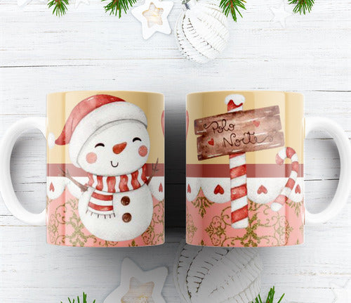 Plantillas Tazas Navidad Diseños Para Sublimar #tn14 5