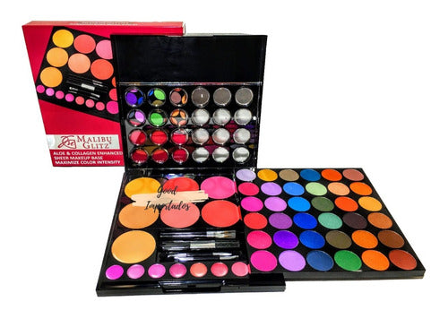 Black Makeup Kit Malibu Brand Set 1