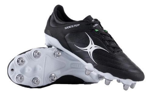 Gilbert Sidestep VX15 Rugby Boots Black 8 Studs 1