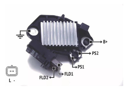 Valeo Regulador De Voltaje Alternador Rnv 542299 0